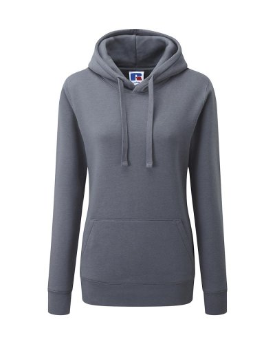 Felpa Authentic da donna con cappuccio Convoy Grey