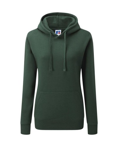 Felpa Authentic da donna con cappuccio Bottle Green