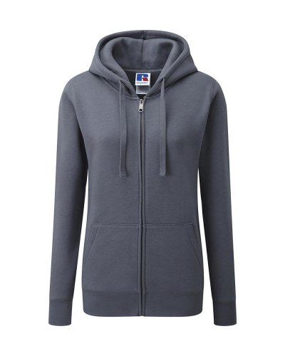 Felpa donna Authentic Full Zip e cappuccio Convoy Grey