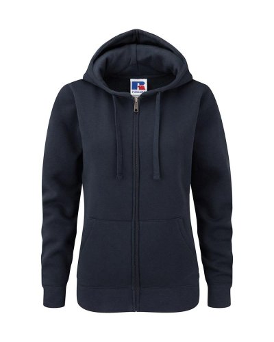 Felpa donna Authentic Full Zip e cappuccio French Navy