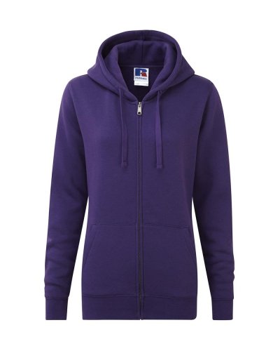 Felpa donna Authentic Full Zip e cappuccio Purple
