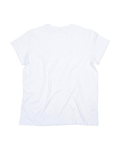 Men's Organic Roll Sleeve T White