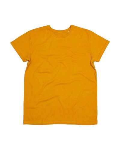 Men's Organic Roll Sleeve T Mustard