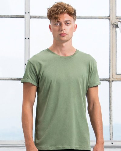 Men's Organic Roll Sleeve T