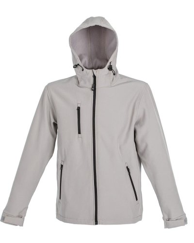 Giubotto Innsbruck Man con cappuccio con coulisse Light Grey