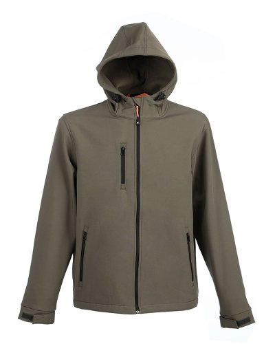 Giubotto Innsbruck Man con cappuccio con coulisse Army Green