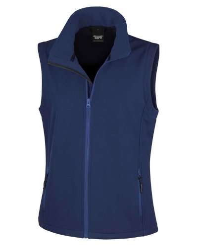 Smanicato Softshell donna stampabile Navy/navy