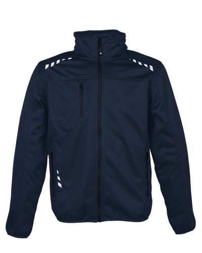 Giubbino in softshell a tre strati Graz Navy