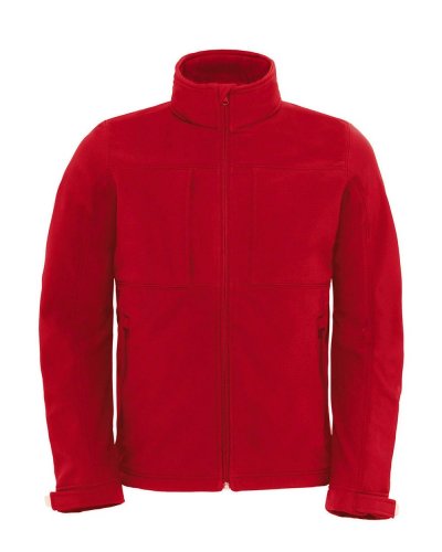 Hooded Softshell /Men Red