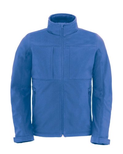 Hooded Softshell /Men Azure
