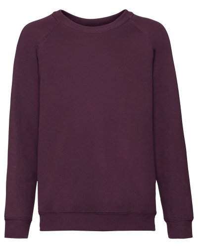 Felpa Bambino Classic Raglan Burgundy