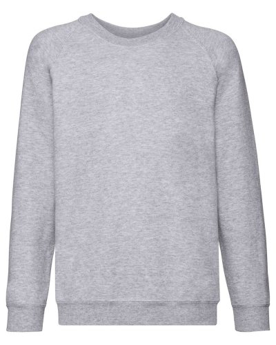 Felpa Bambino Classic Raglan Heather grey