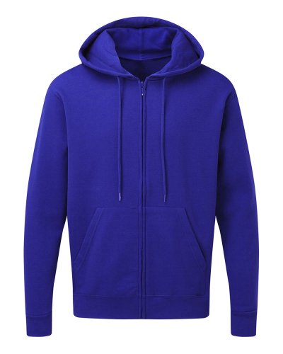 Felpa uomo con cappuccio e cerniera Navy