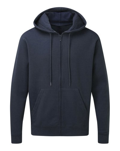 Felpa uomo con cappuccio e cerniera Denim