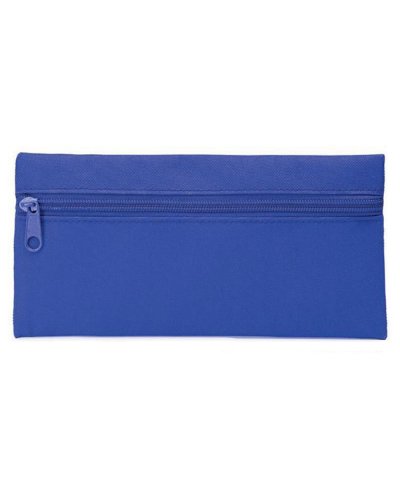 Astuccio portapenne con zip 20 x 9 cm Blu