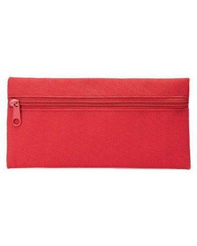 Astuccio portapenne con zip 20 x 9 cm Rosso