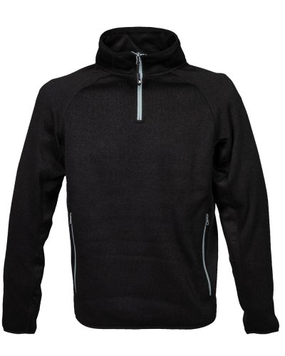 Knitted fleece Maribor Black