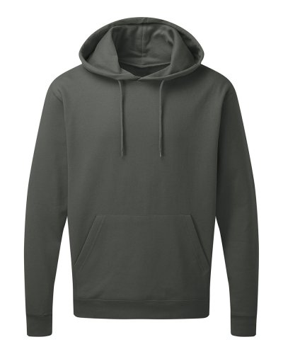 Felpa uomo con cappuccio interno spazzolato Charcoal