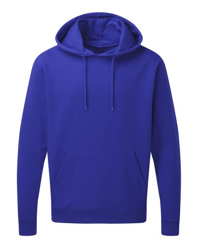 Felpa uomo con cappuccio interno spazzolato Royal Blue