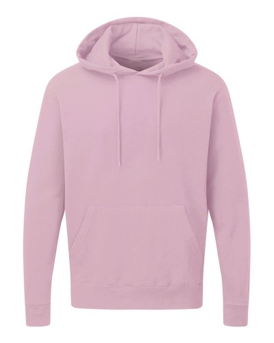 Felpa uomo con cappuccio interno spazzolato Pink