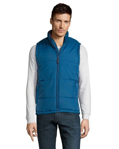 Gilet imbottito trapuntato Blu Ardesia