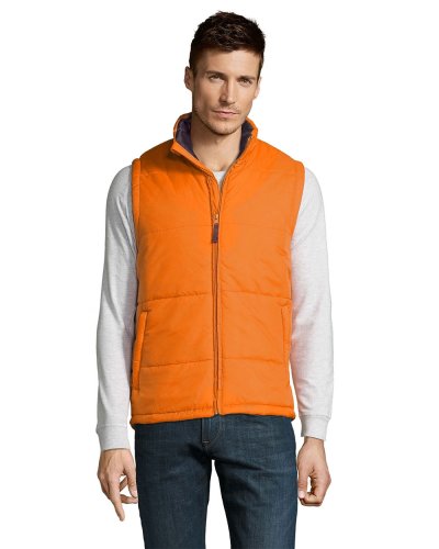 Gilet imbottito trapuntato Arancione