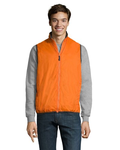 Gilet unisex con interno in pile Arancione
