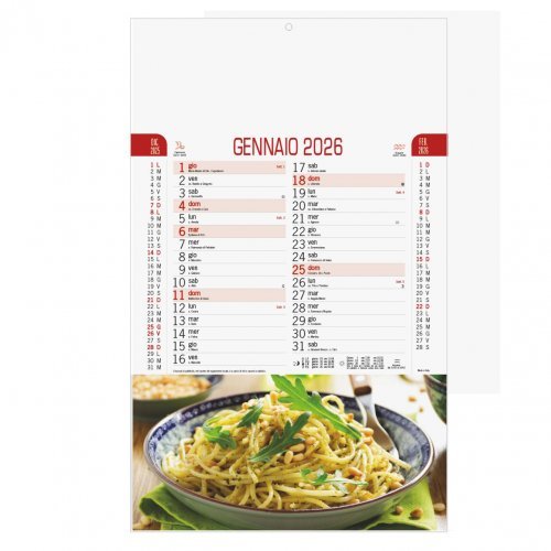 Calendario Gastronomia