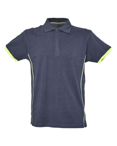 Polo manica corta in jersey Florida Navy