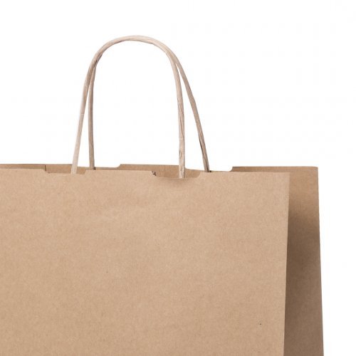 Loiles Shopper Carta Naturale 25x31x11cm Manici Rinforzati 7kg
