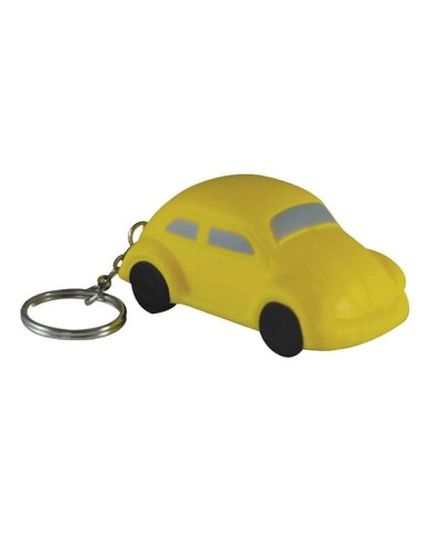 Portachiavi antistress Maggiolino Giallo