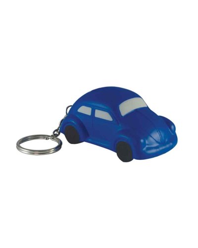 Portachiavi antistress Maggiolino Blu