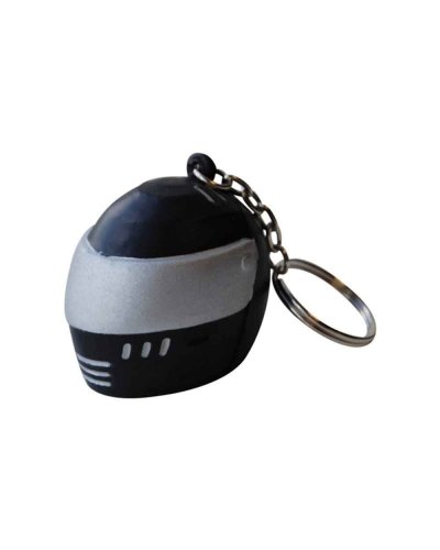 Portachiavi antistress Casco Nero