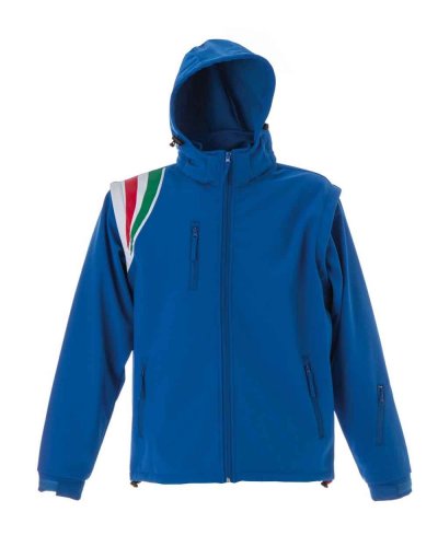 Giubotto Courmayeur con tricolore sulla spalla Royal