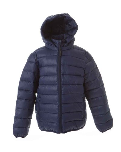 Giubbino bambino Vilnius boy morbido e lucido Navy