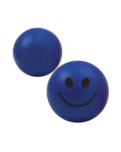 Pallina Smile Antistress 70 mm Blu