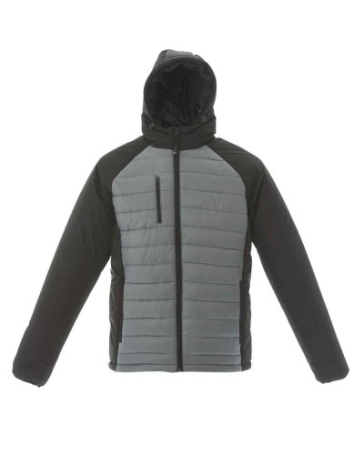 Giubbino uomo in nylon Tibet Grey/Black