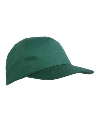 Cappellino Extra lusso a 5 pannelli in cotone Verde