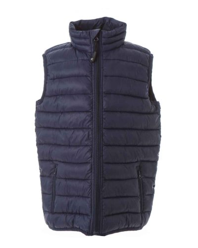 Gilet bambino in nylon 20D morbido e lucido Brest boy Navy