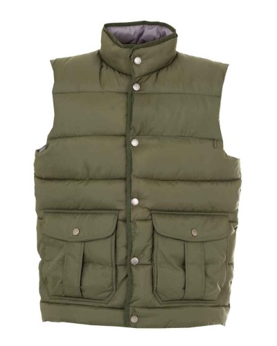 Gilet in microripstop Oxford Army Green