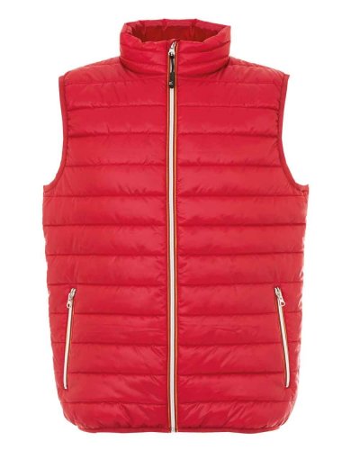 Gilet in nylon morbido e lucido Worms Dark Red
