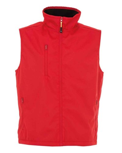 Gilet in nylon con fodera in pile antipilling Norwich Red
