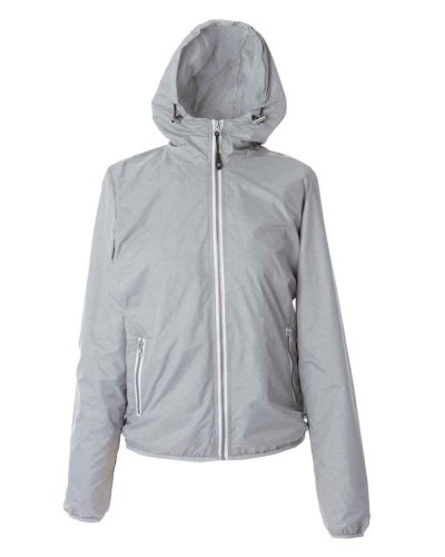 Giubbino donna in nylon morbido Madeira lady Light Grey
