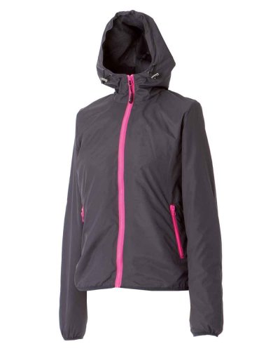 Giubbino donna in nylon morbido Madeira lady Dark grey