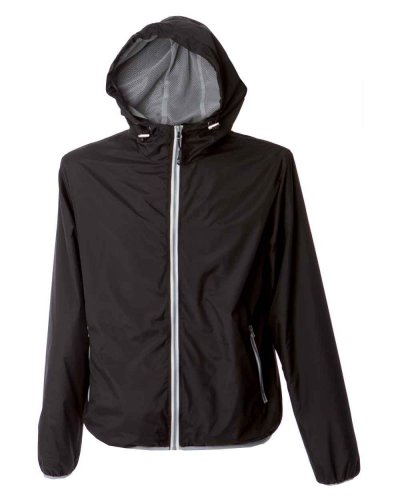 Giubbino in nylon morbido e lucido Madeira man Black