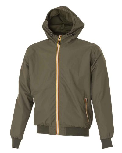 Giubbino non imbottito con cappuccio Utah Army Green