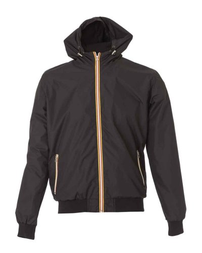 Giubbino non imbottito con cappuccio Utah Black