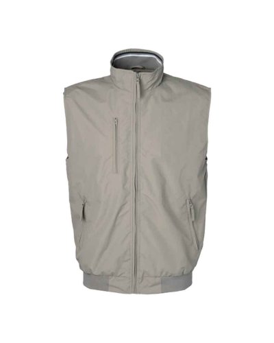 Gilet in polyamide e nylon taslon Massa Grey