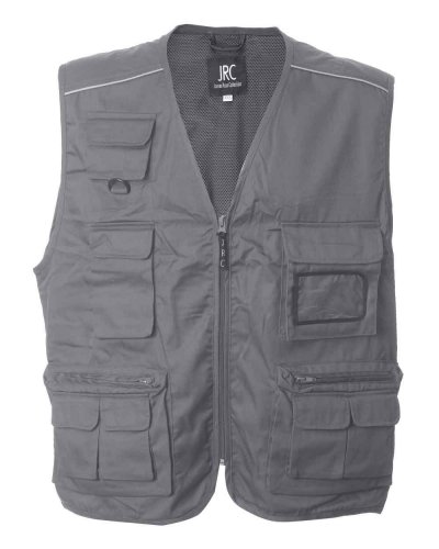 Gilet multitasche New Safari Grey