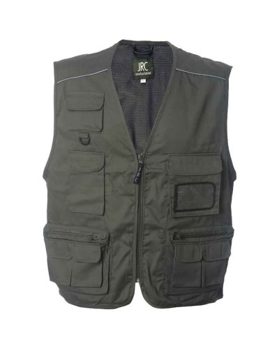 Gilet multitasche New Safari Green